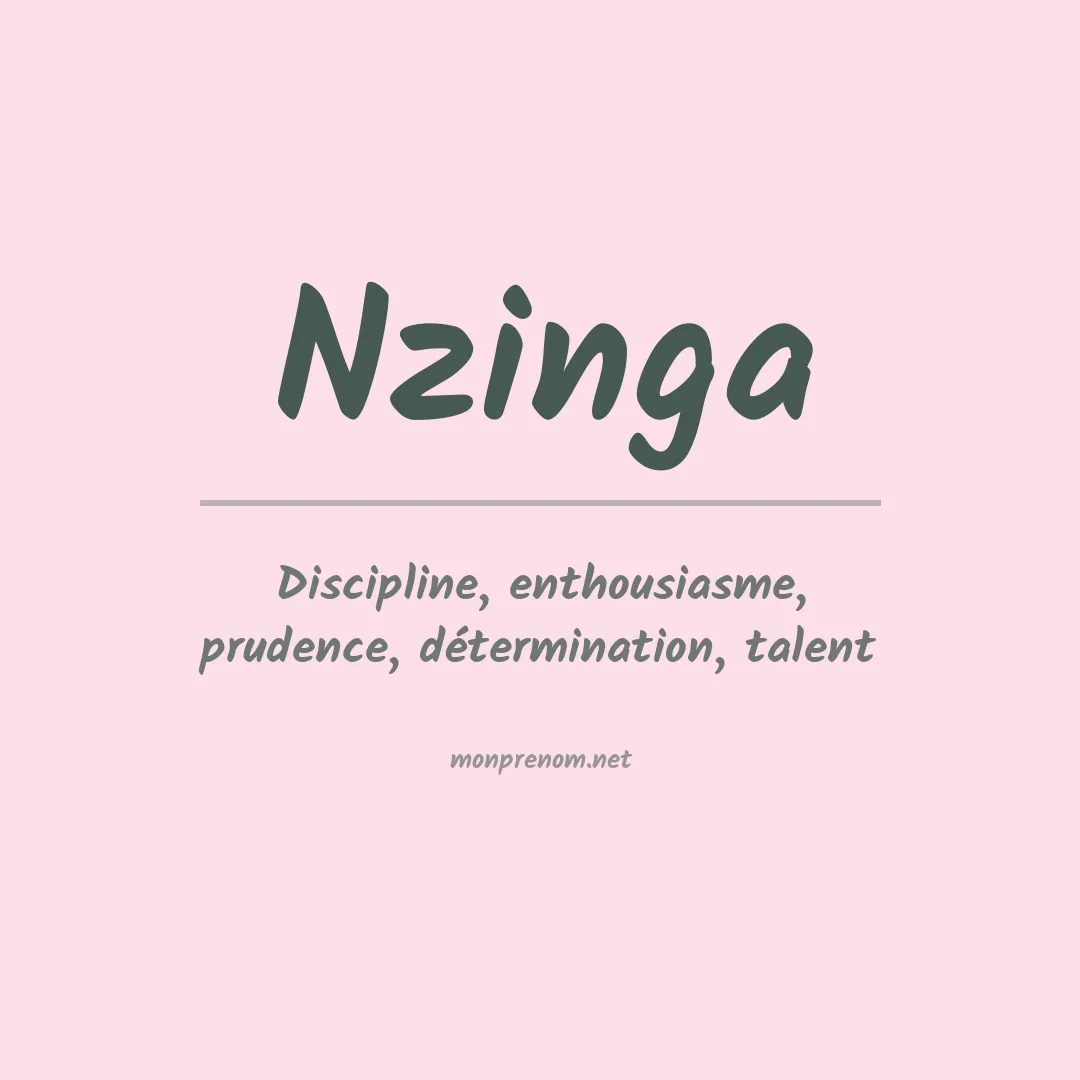 Signification du prénom Nzinga
