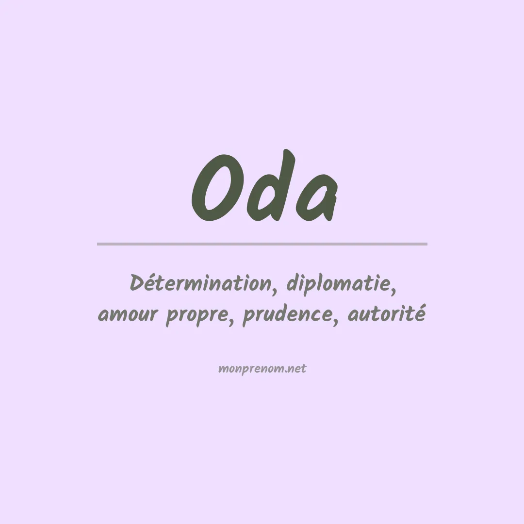 Prénom Oda