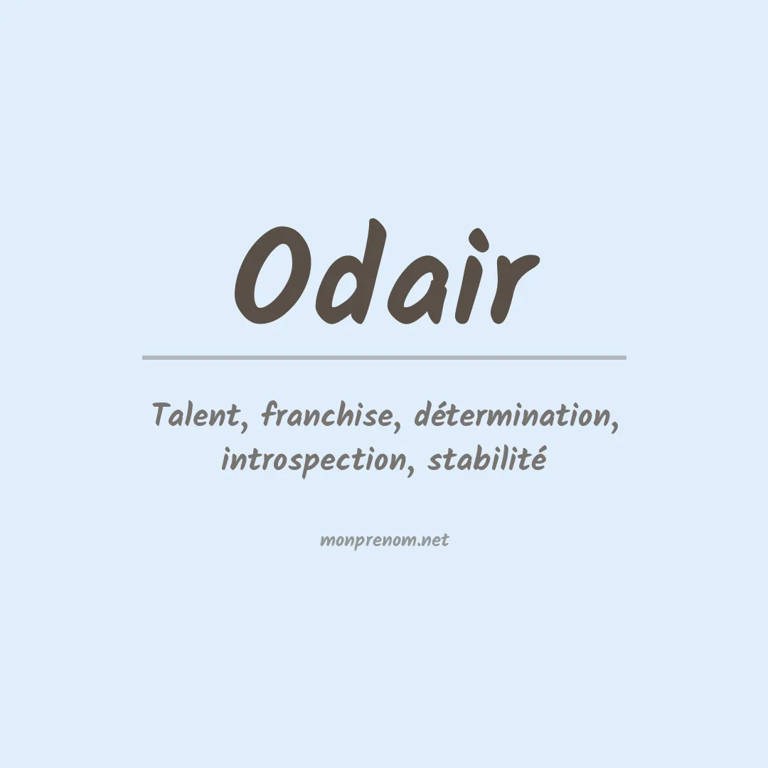 Prénom Odair