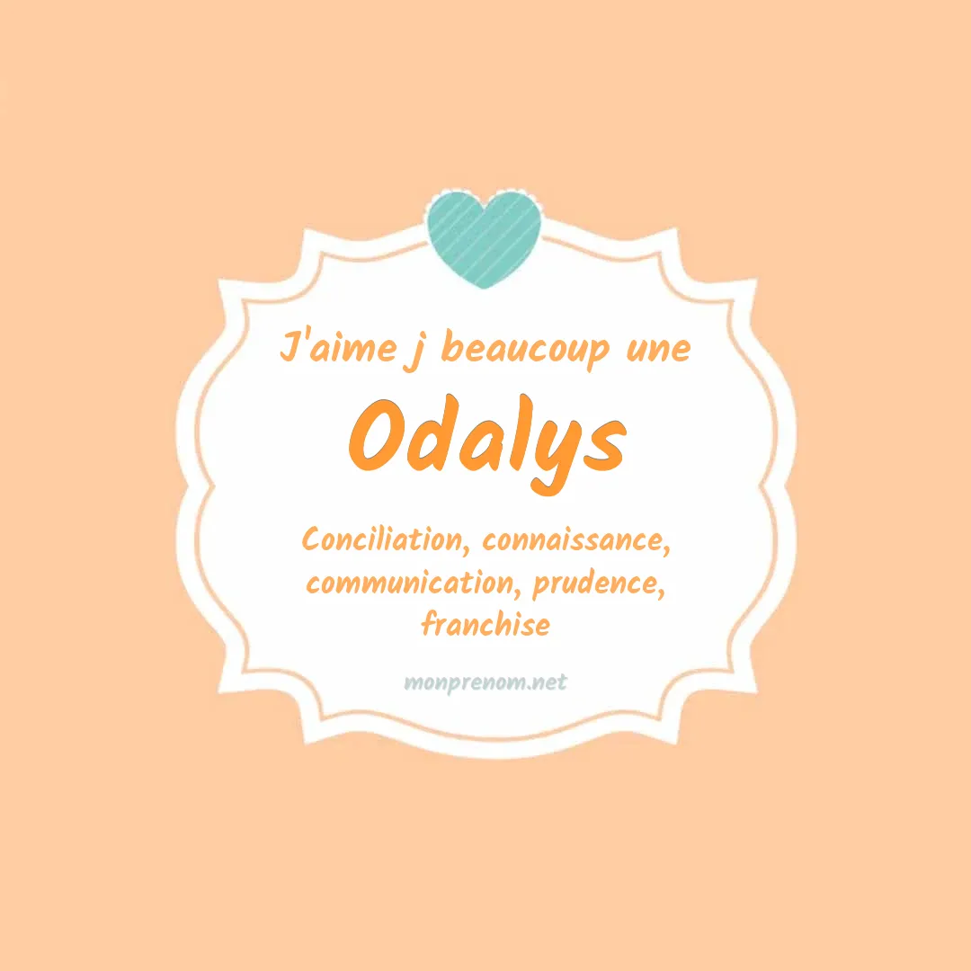 J'aime beaucoup Odalys