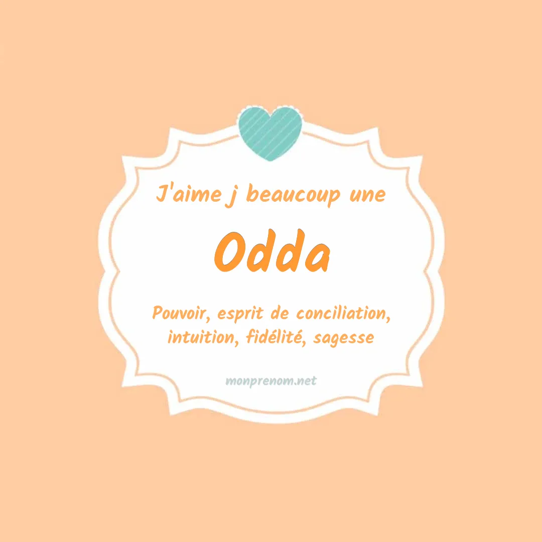 J'aime beaucoup Odda