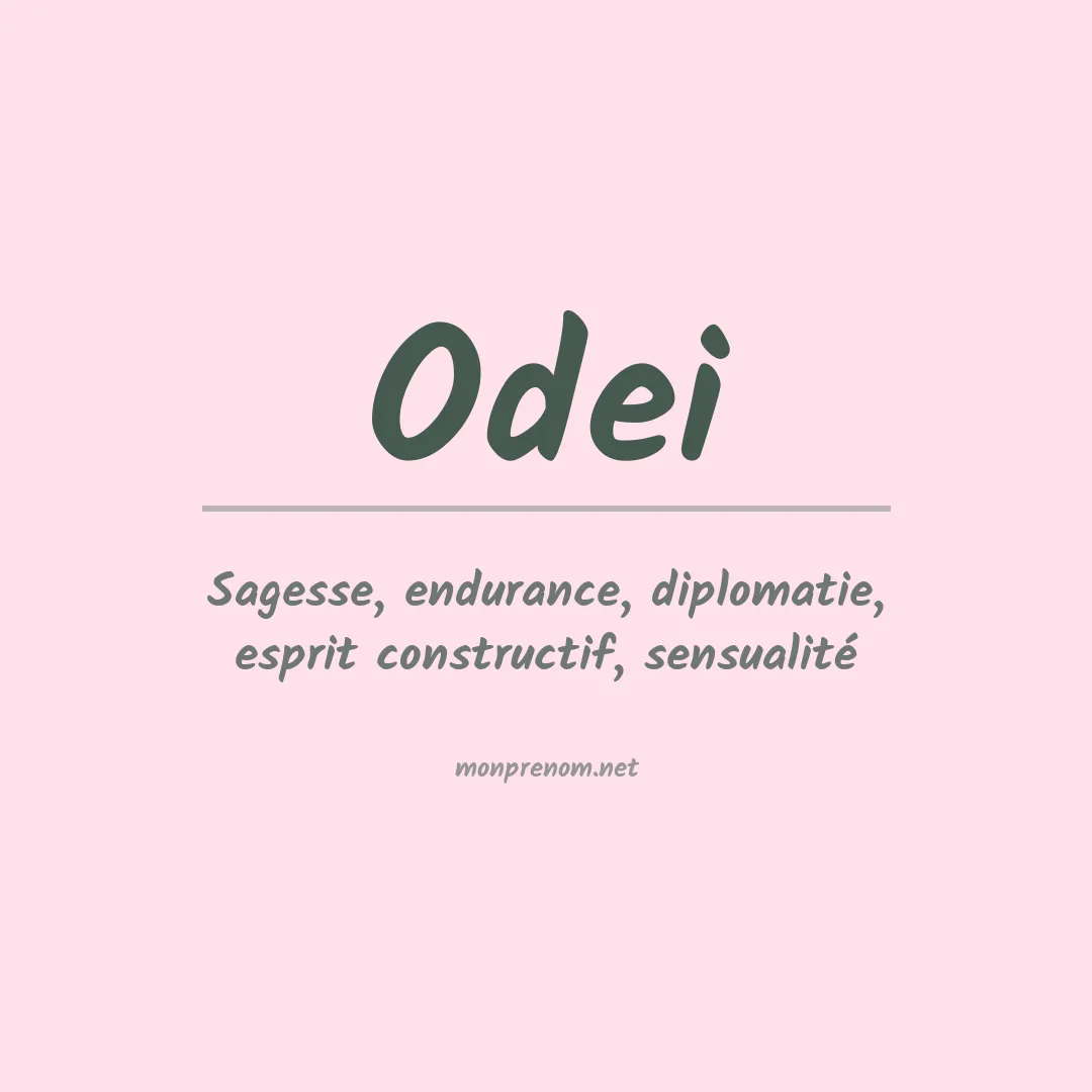 Prénom Odei