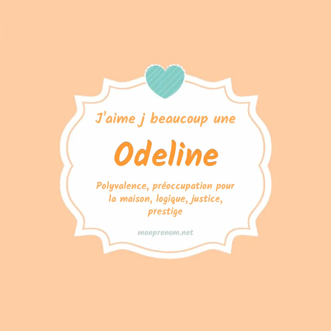 J'aime beaucoup Odeline