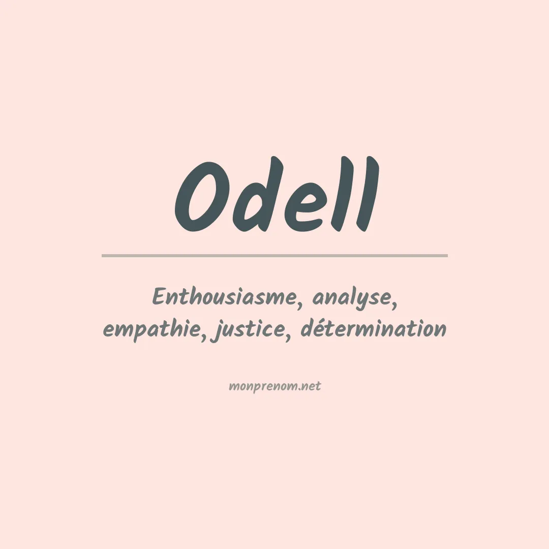Prénom Odell