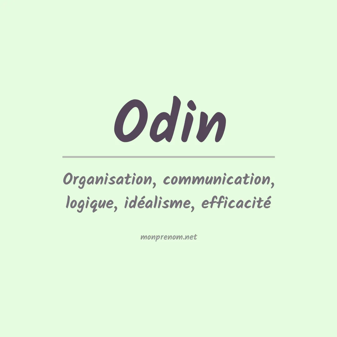 Prénom Odin
