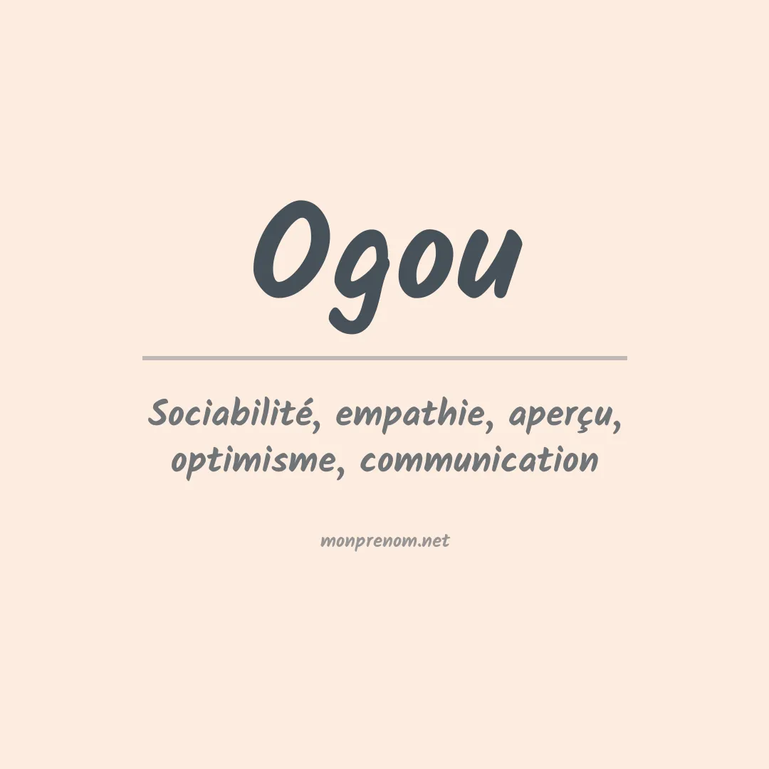 Signification du prénom Ogou