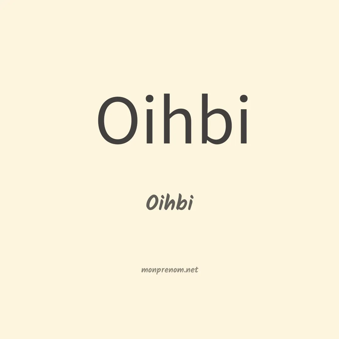 Oihbi en chinois
