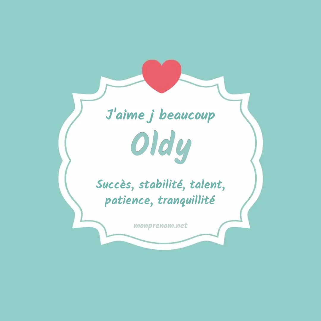 J'aime beaucoup Oldy