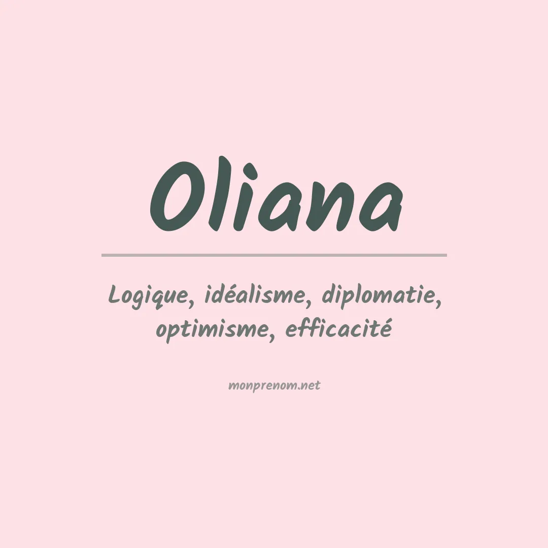 Prénom Oliana