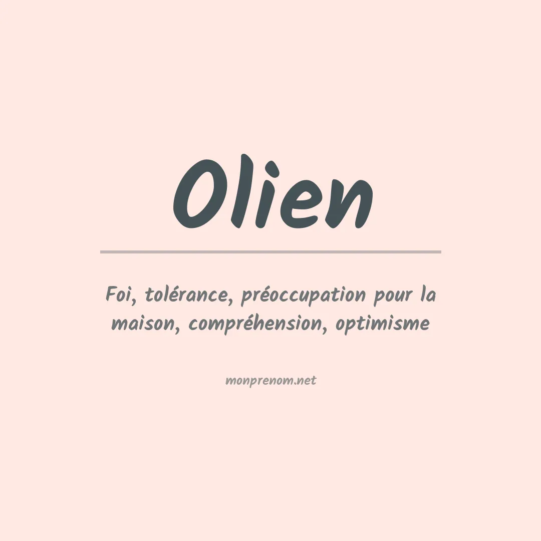 Prénom Olien