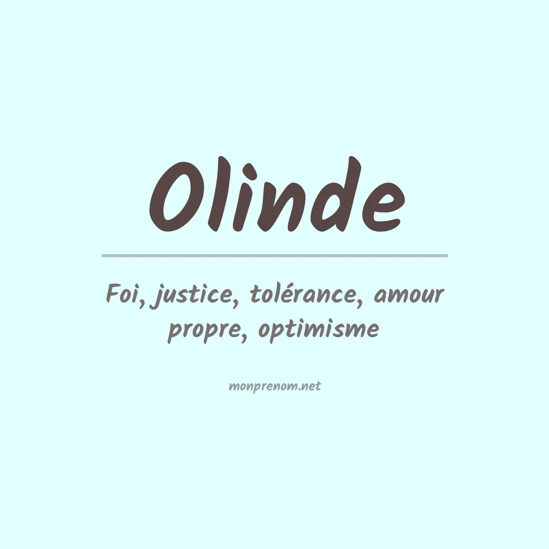 Prénom Olinde