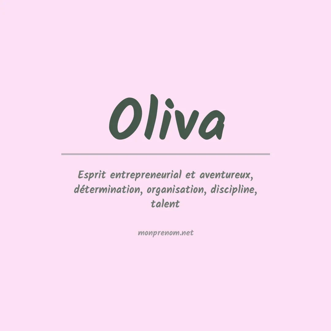 Prénom Oliva