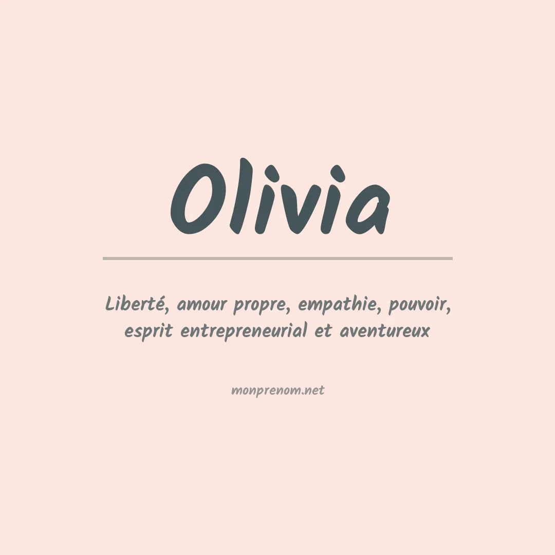 Prénom Olivia