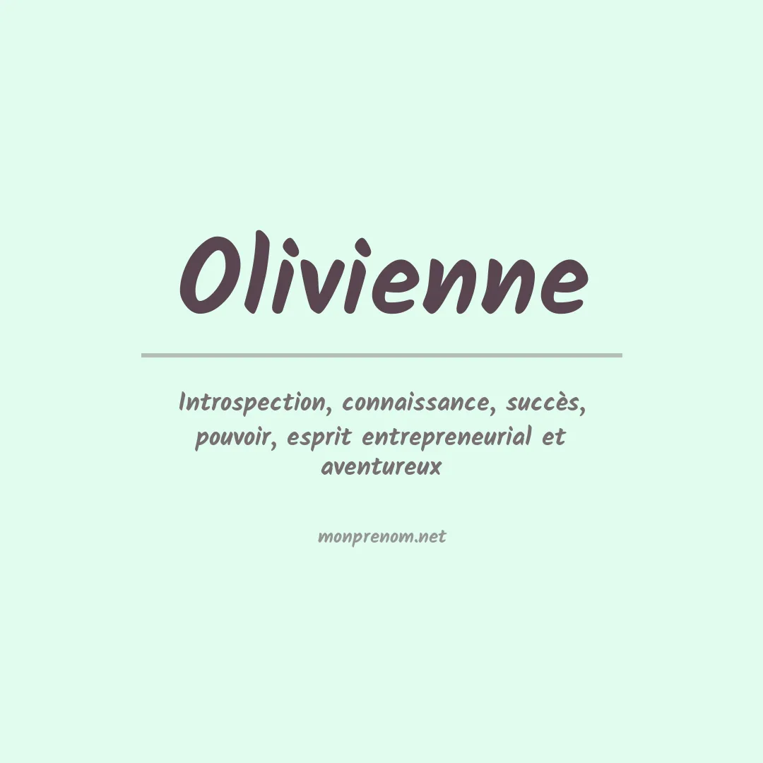 Prénom Olivienne
