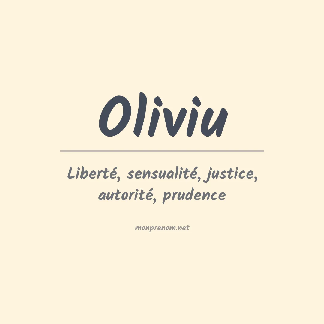 Prénom Oliviu
