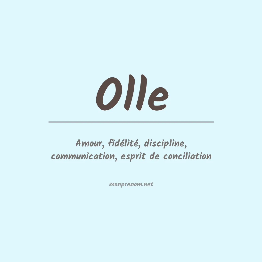 Prénom Olle