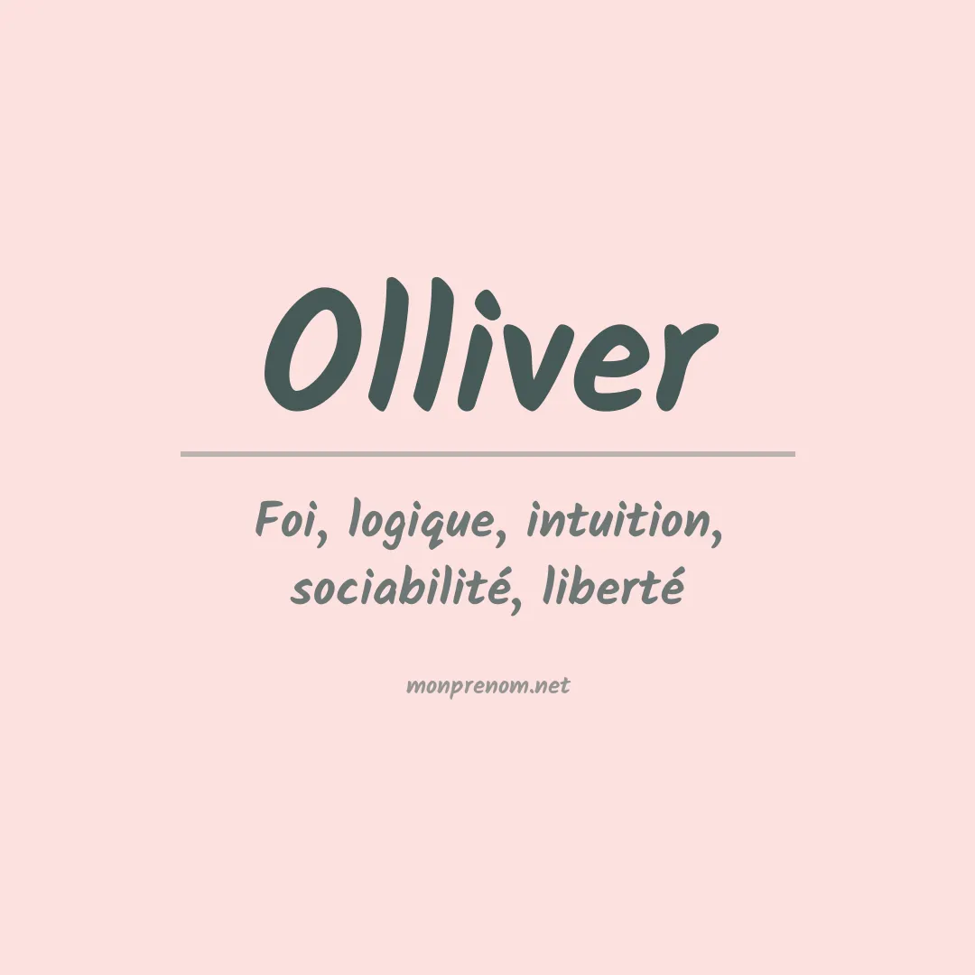 Signification du prénom Olliver