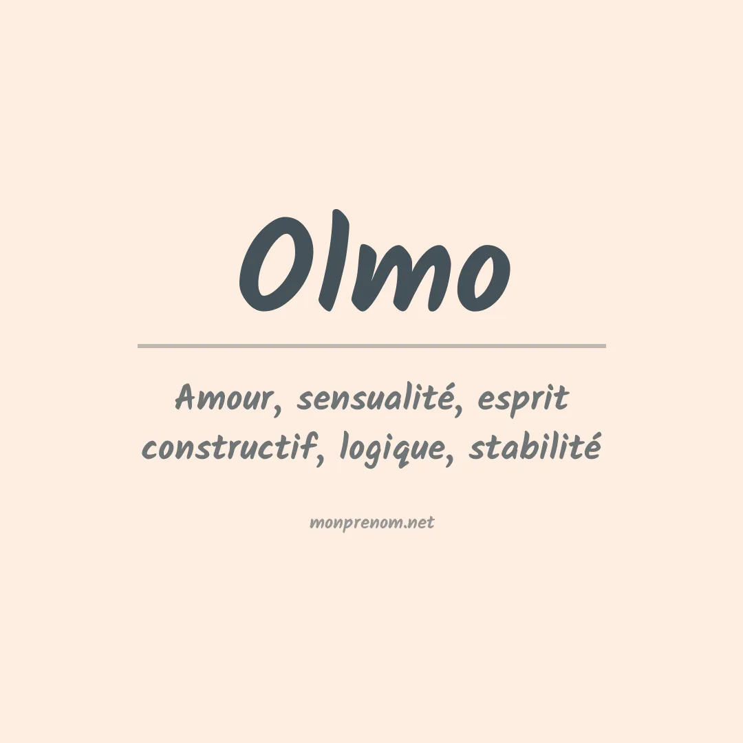 Prénom Olmo
