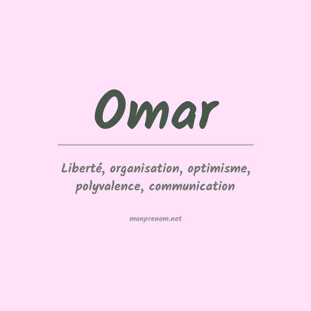 Prénom Omar