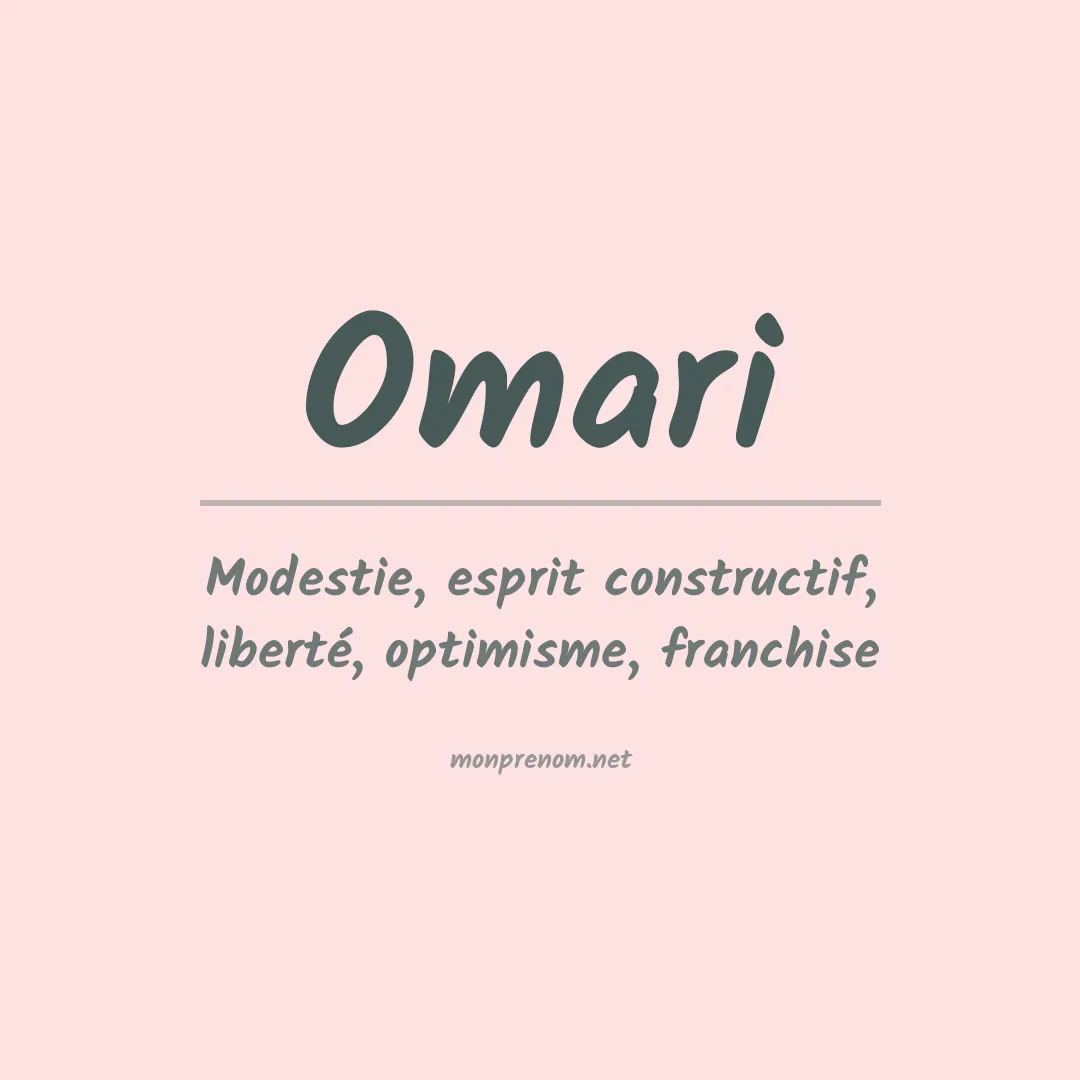 Prénom Omari