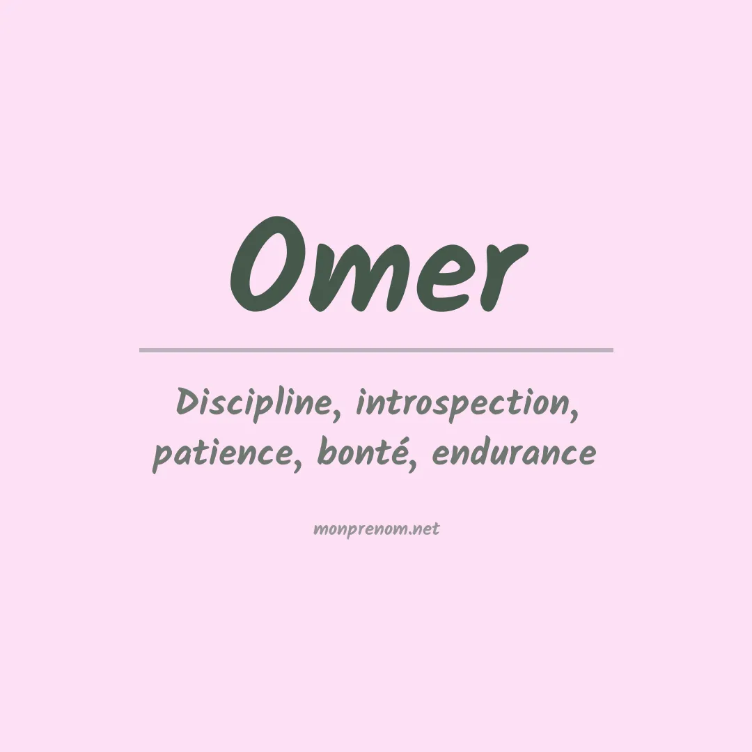 Prénom Omer