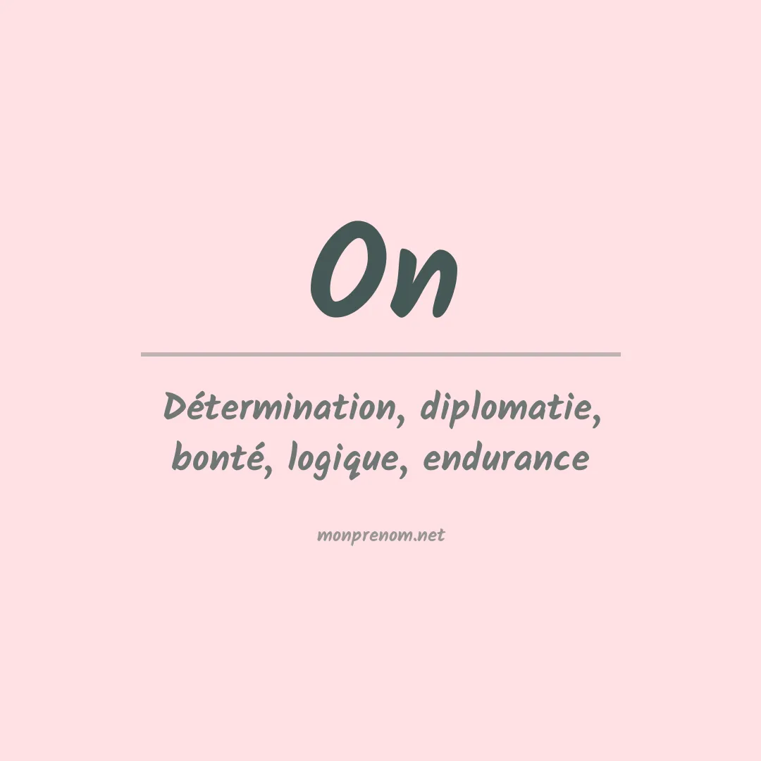 Prénom On