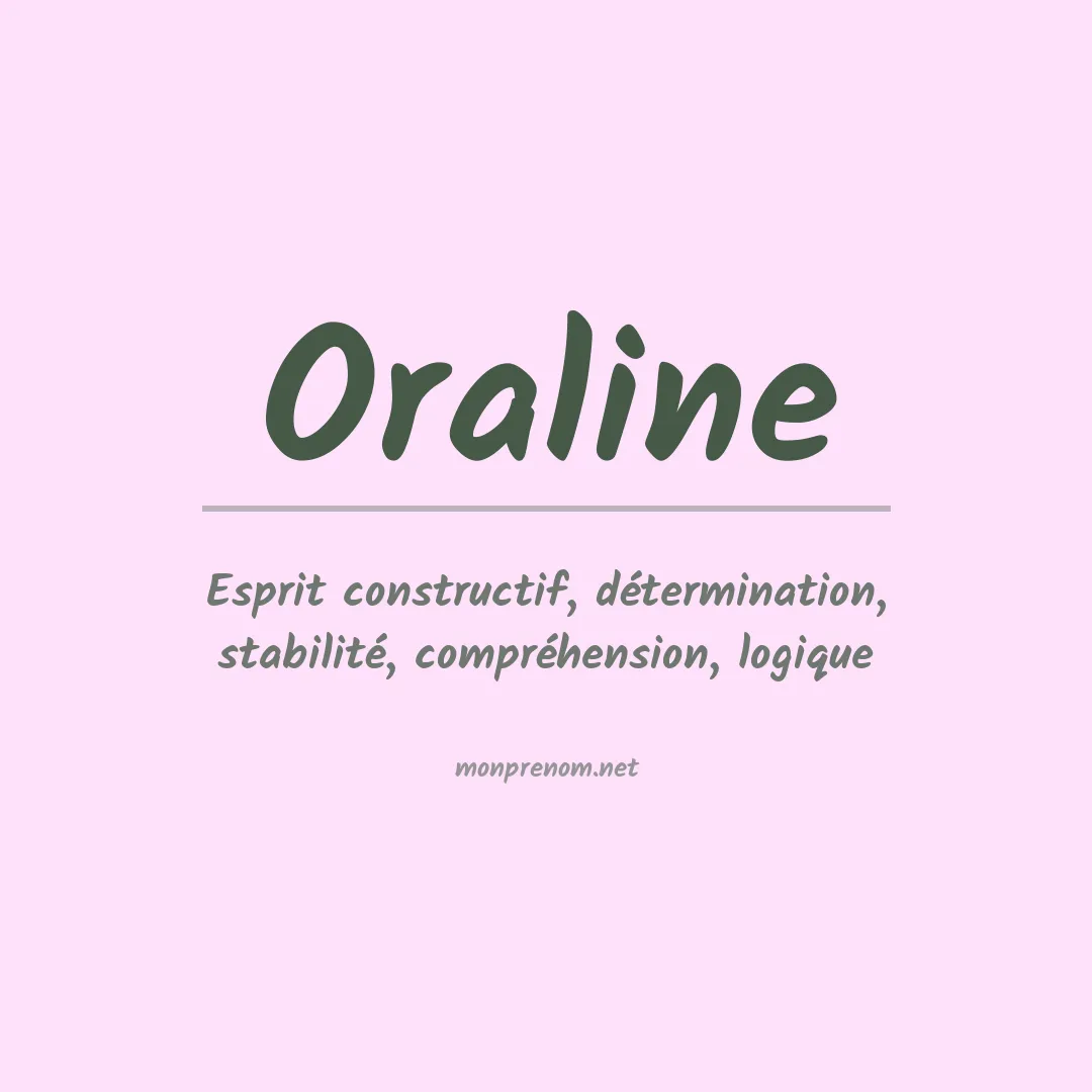 Prénom Oraline