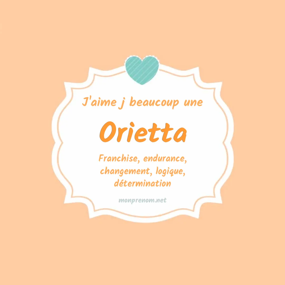J'aime beaucoup Orietta