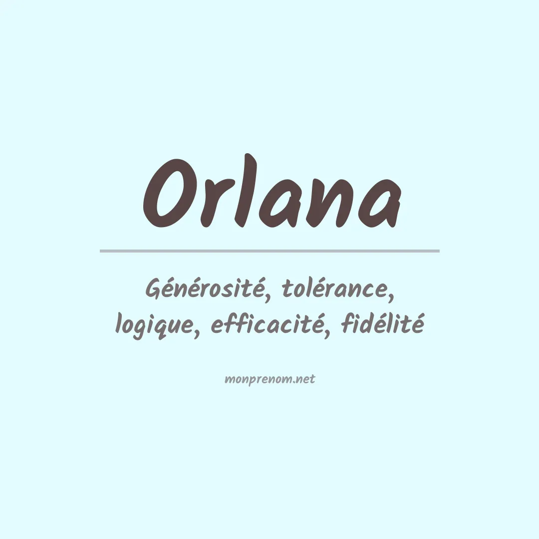 Signification du prénom Orlana