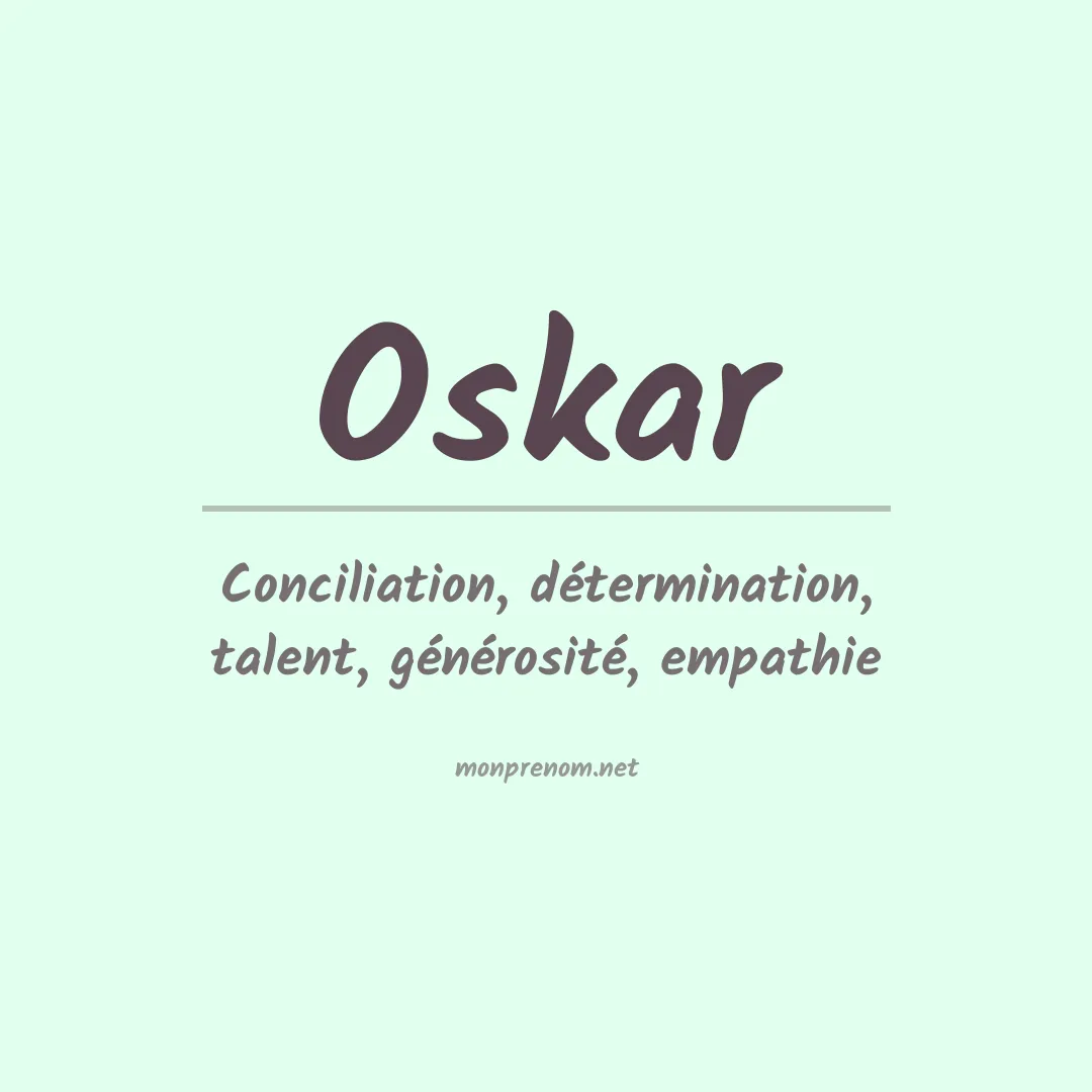 Prénom Oskar