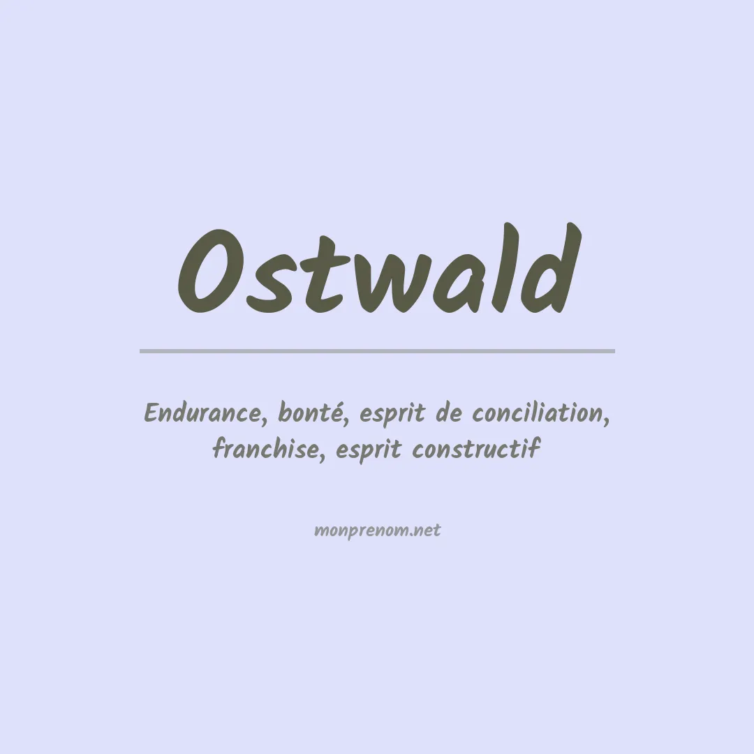 Prénom Ostwald