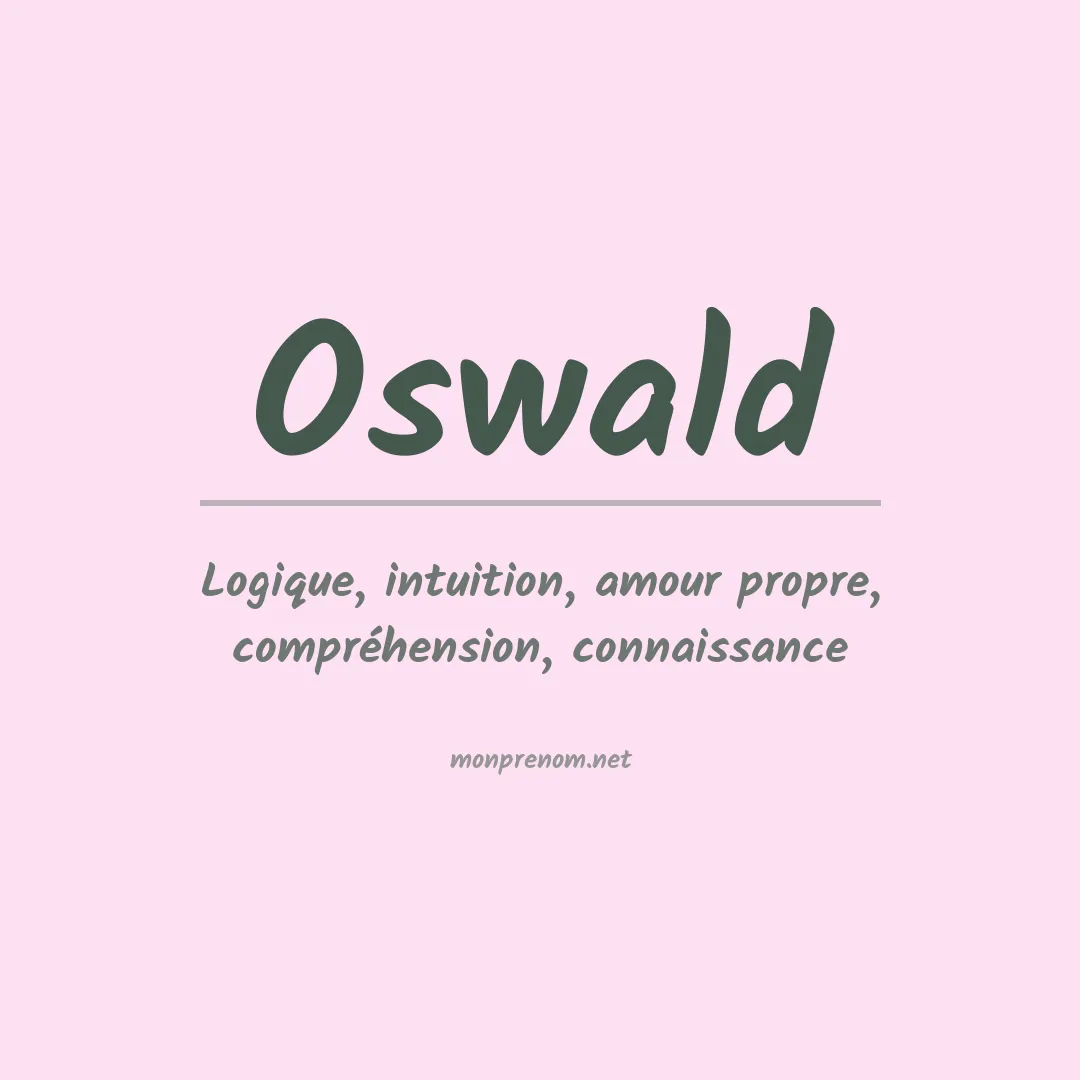Prénom Oswald