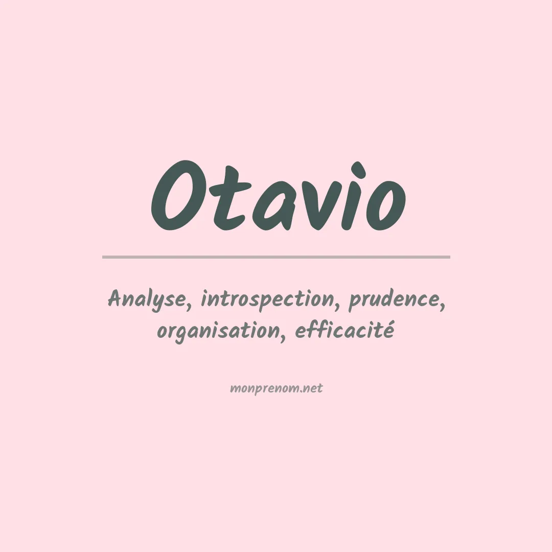 Signification du prénom Otavio