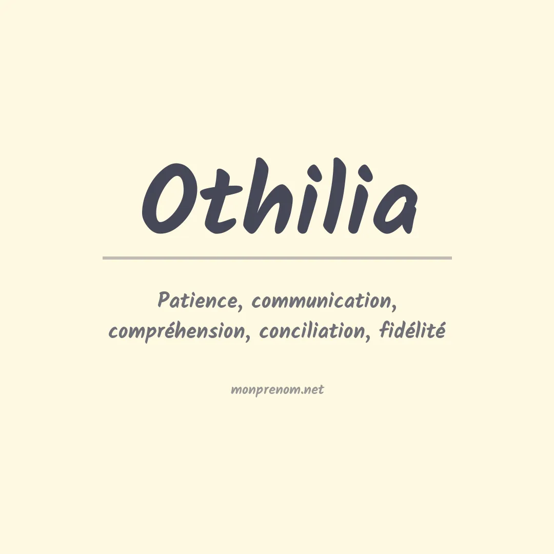 Prénom Othilia