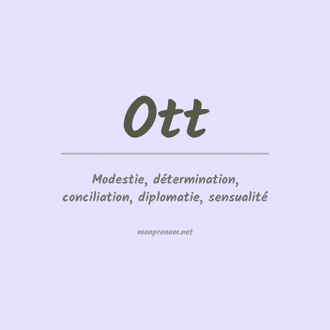 Prénom Ott