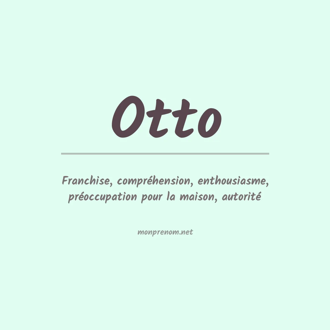 Prénom Otto