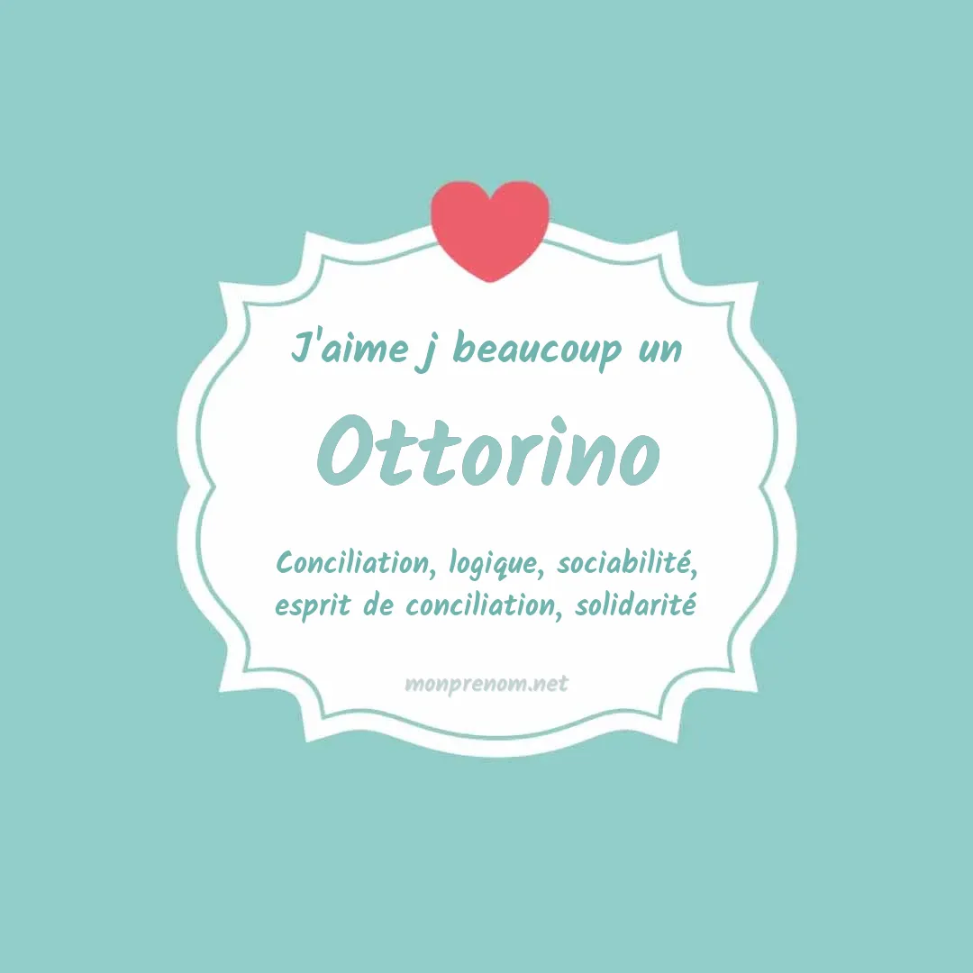 J'aime beaucoup Ottorino