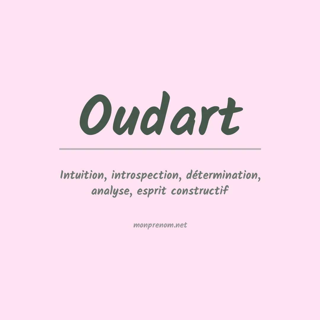 Signification du prénom Oudart