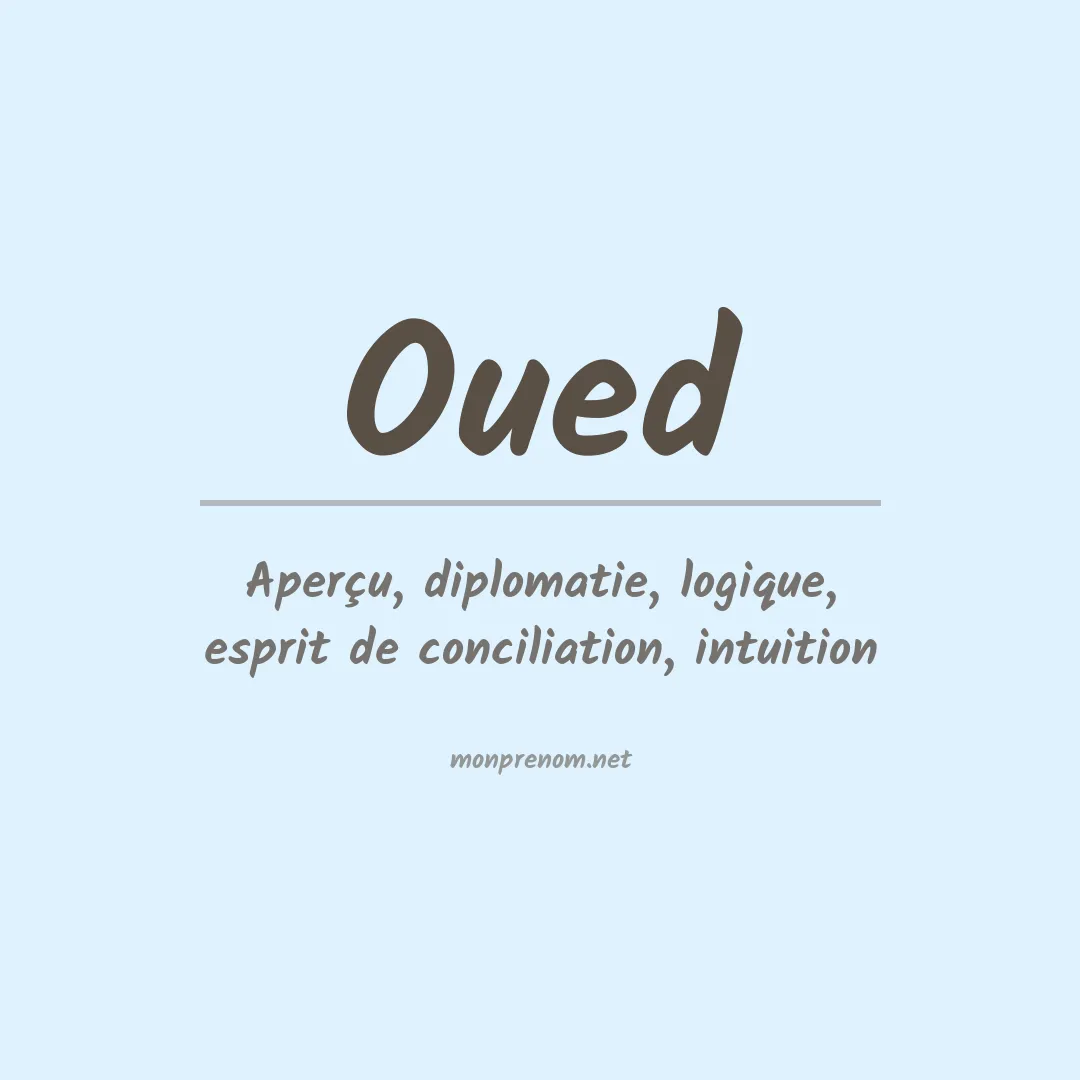 Signification du prénom Oued