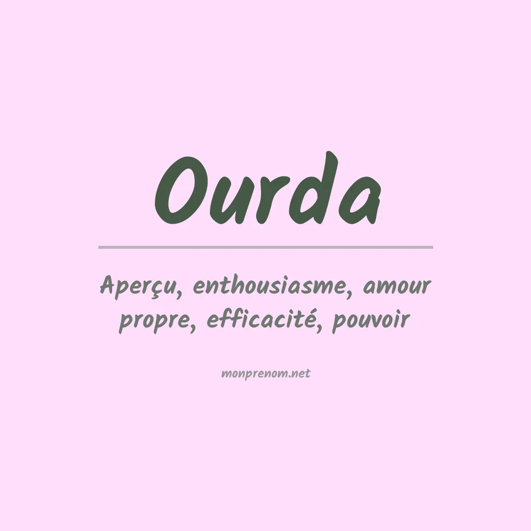 Prénom Ourda