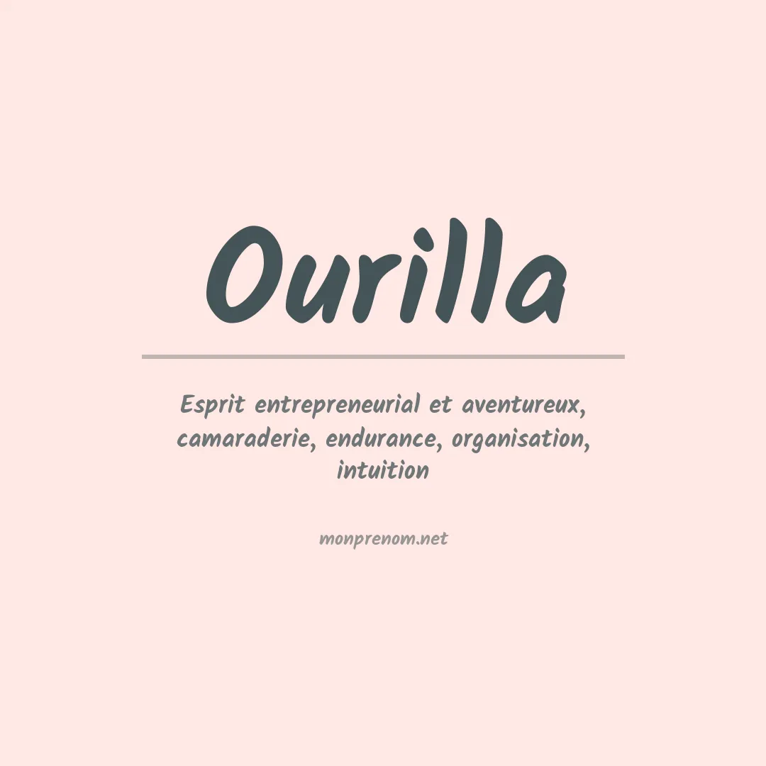 Signification du prénom Ourilla