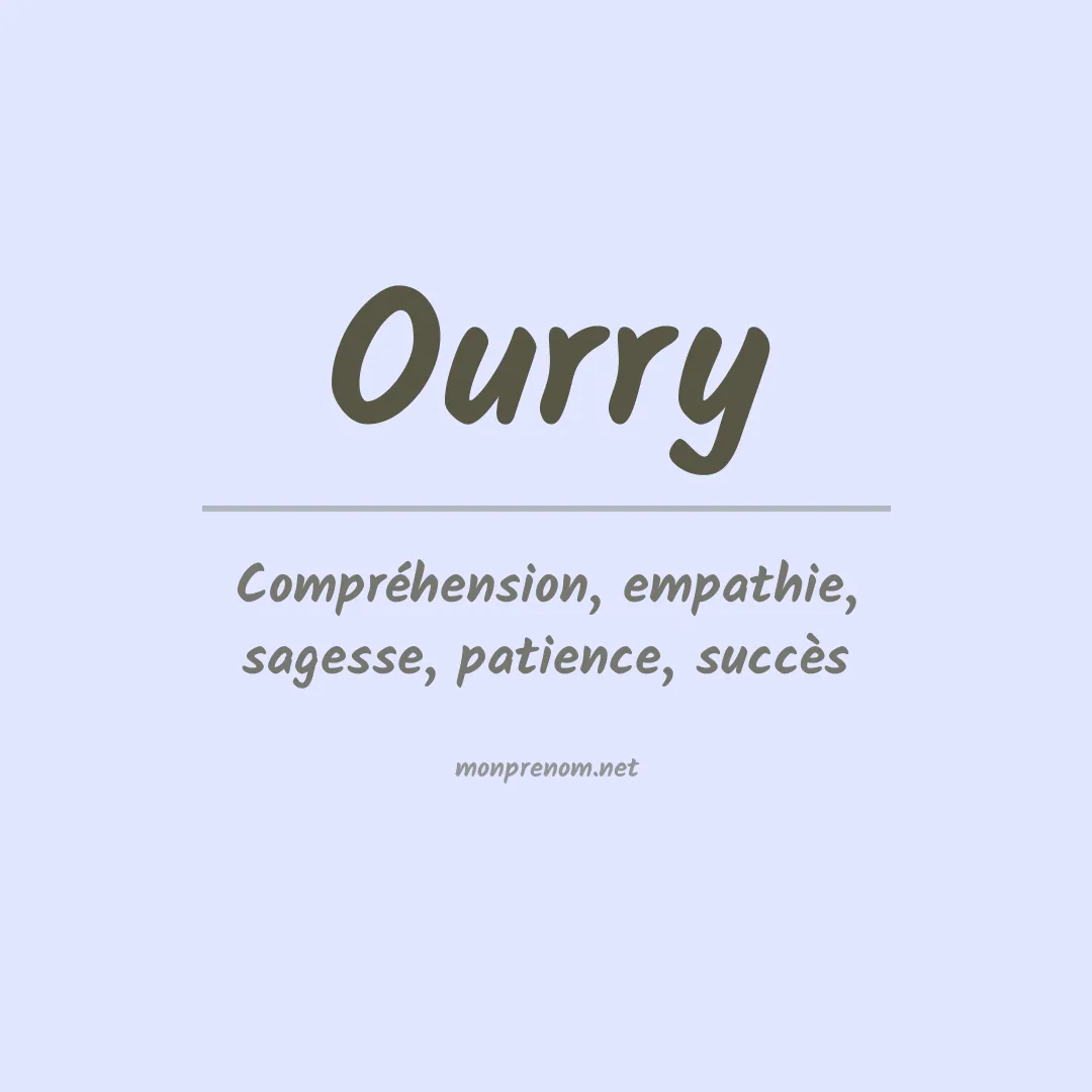 Signification du prénom Ourry
