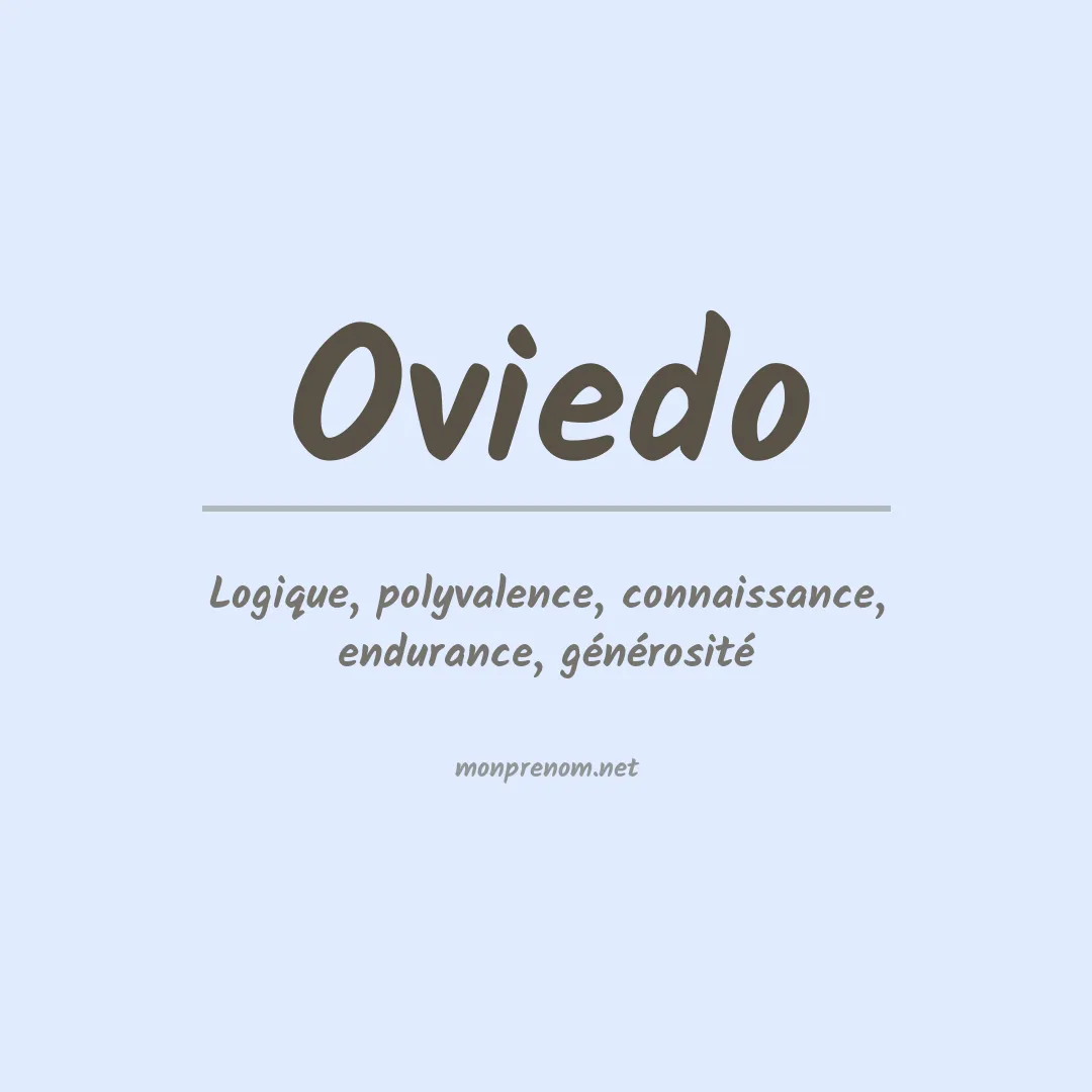 Prénom Oviedo