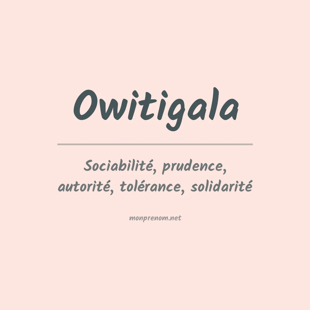 Prénom Owitigala