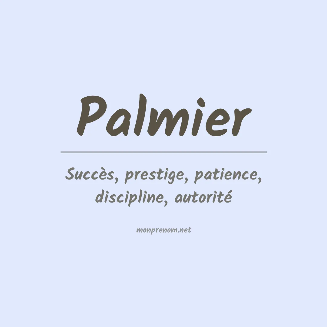 Signification du prénom Palmier
