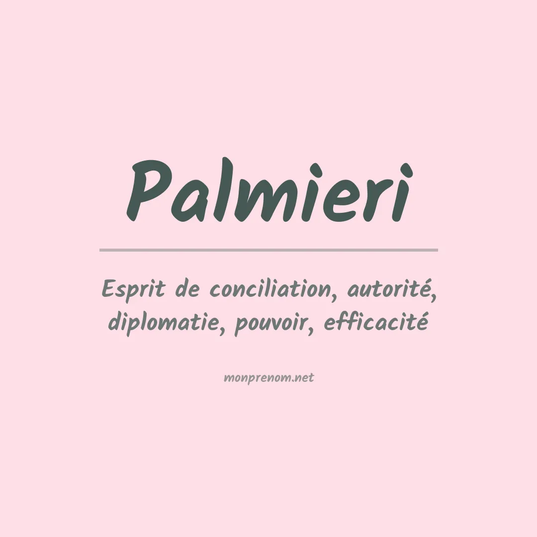 Prénom Palmieri