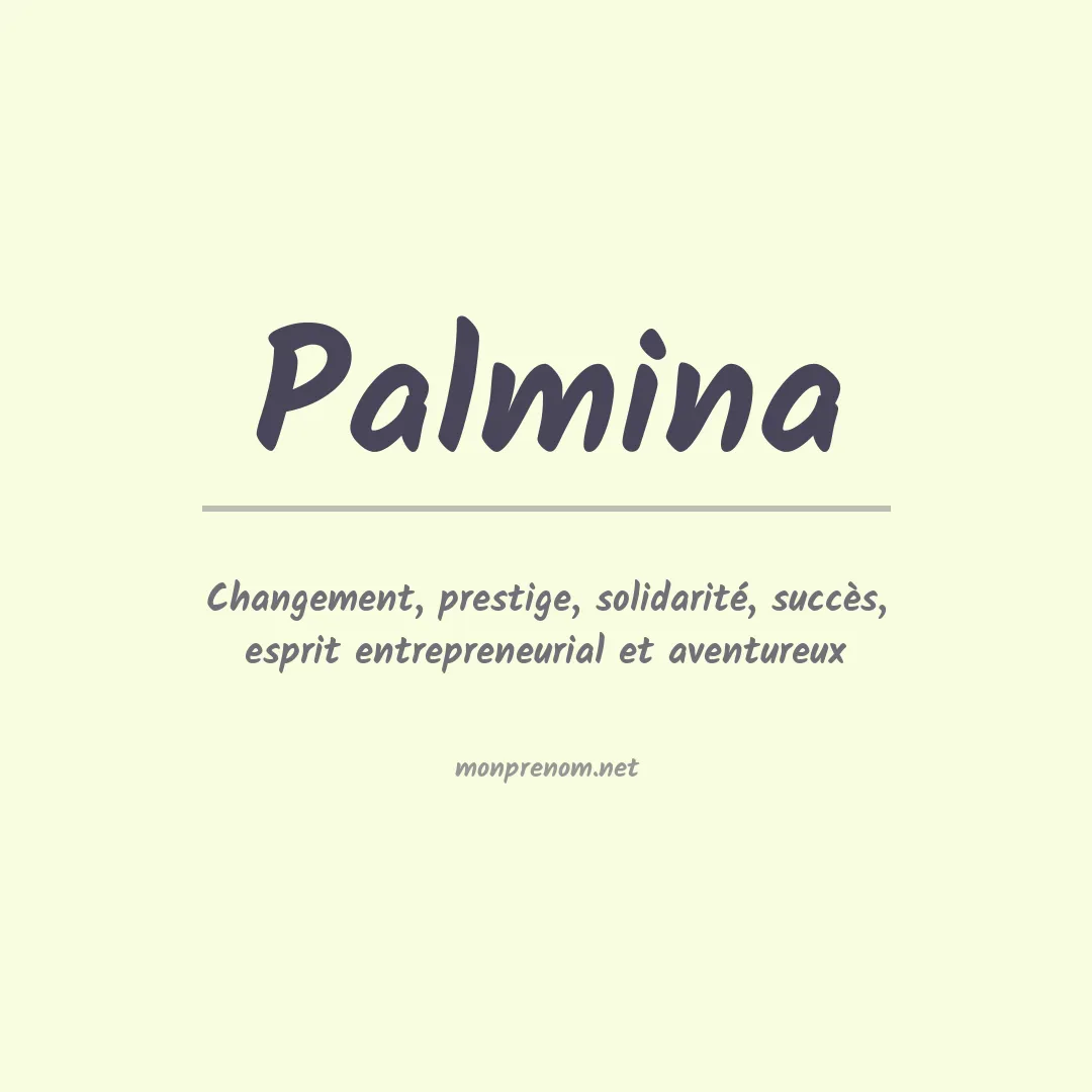 Prénom Palmina