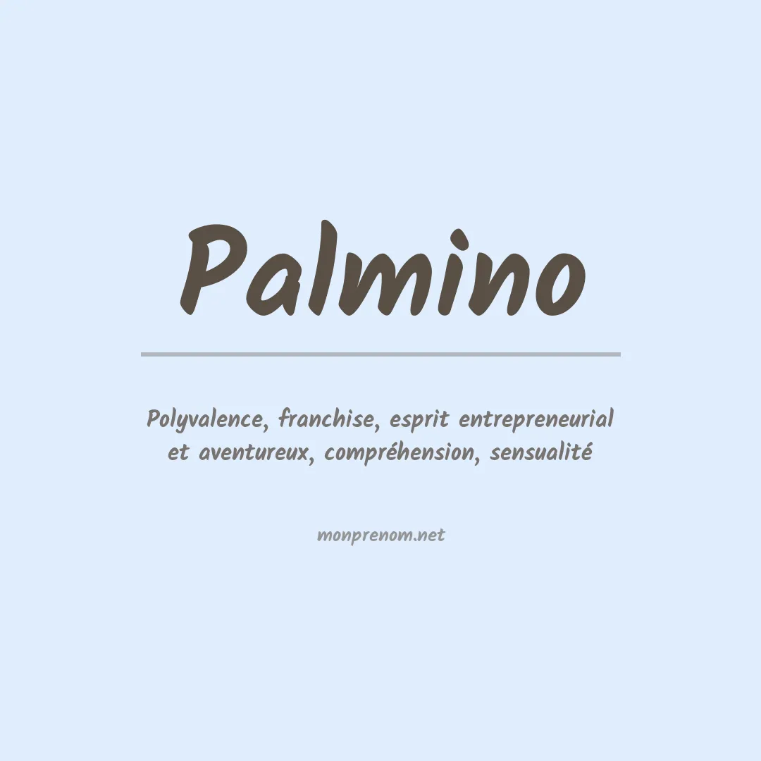 Prénom Palmino