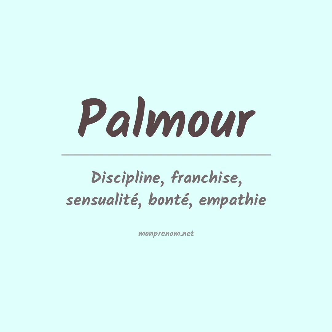 Prénom Palmour