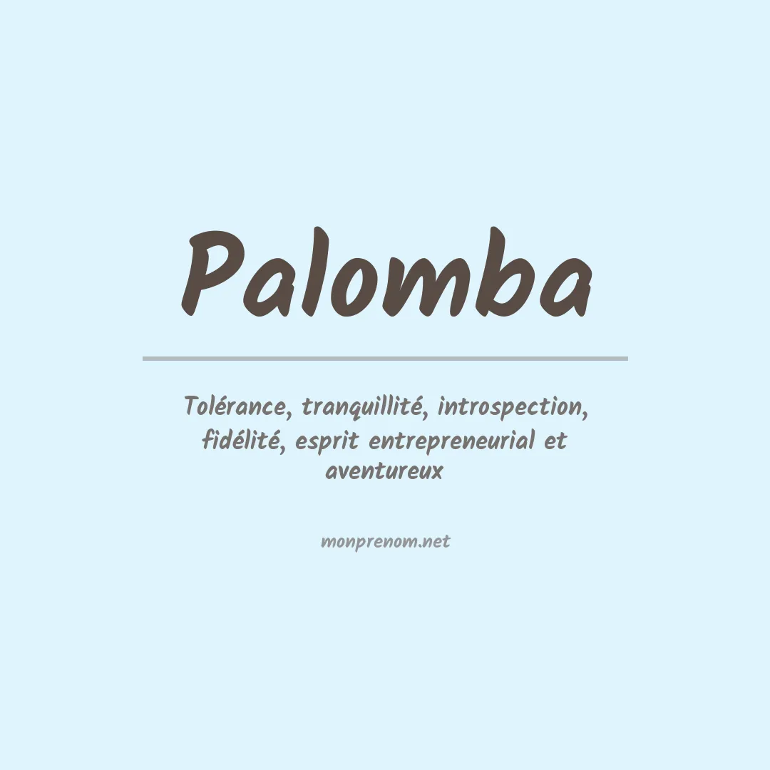 Prénom Palomba
